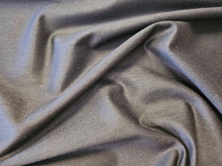 Silk look Viskose, schwarz