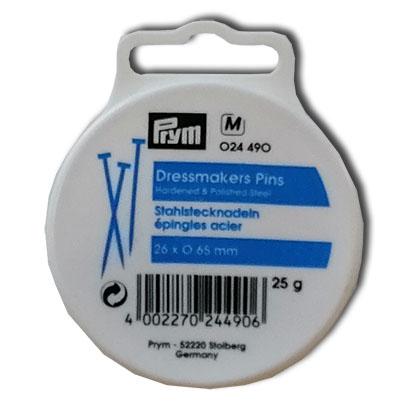 Prym Stecknadeln 26 x 0.65mm, Stahlstecknadeln, 25g