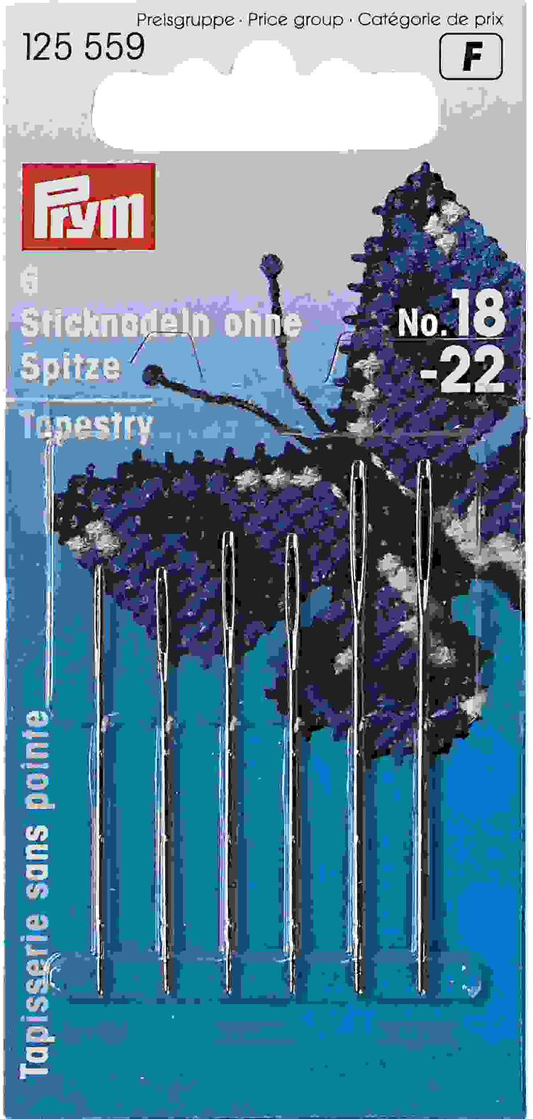 Prym Sticknadeln ohne Spitze No.18-22