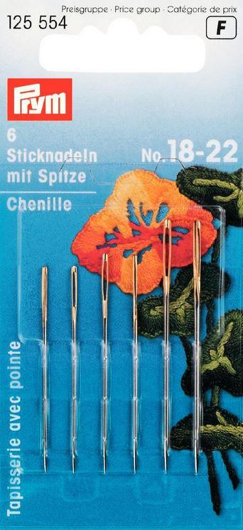 Prym Sticknadeln mit Spitze No. 18 - 22