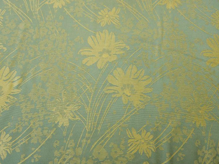 Jacquard floral, grün - 0