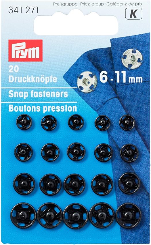 Prym Druckknöpfe zum Annähen 6-11mm