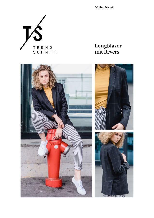 Trendschnitt No 46, Longblazer mit Revers