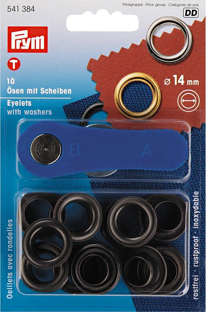 Prym Ösen mit Scheiben 14mm