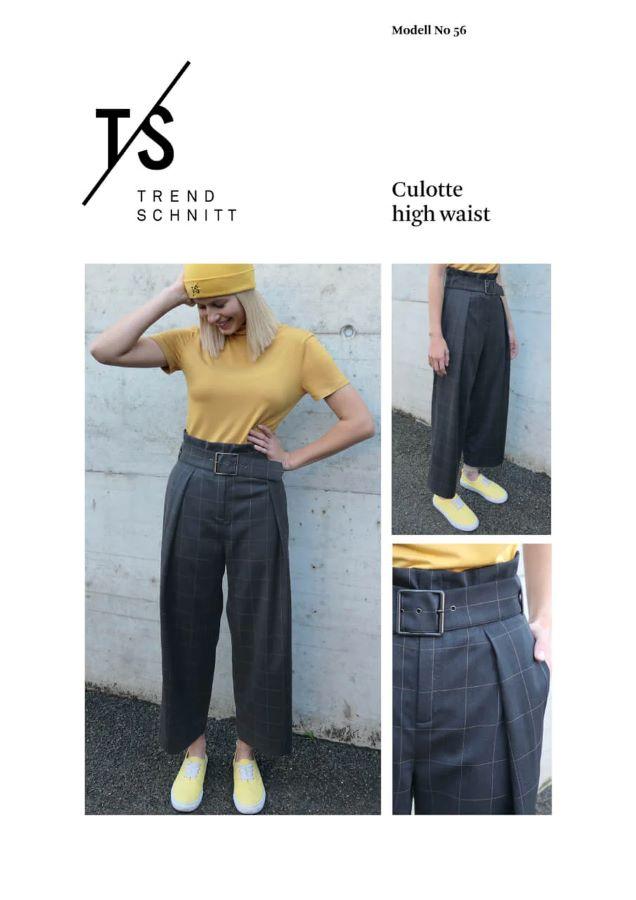 Trendschnitt No 56, Culotte high waist