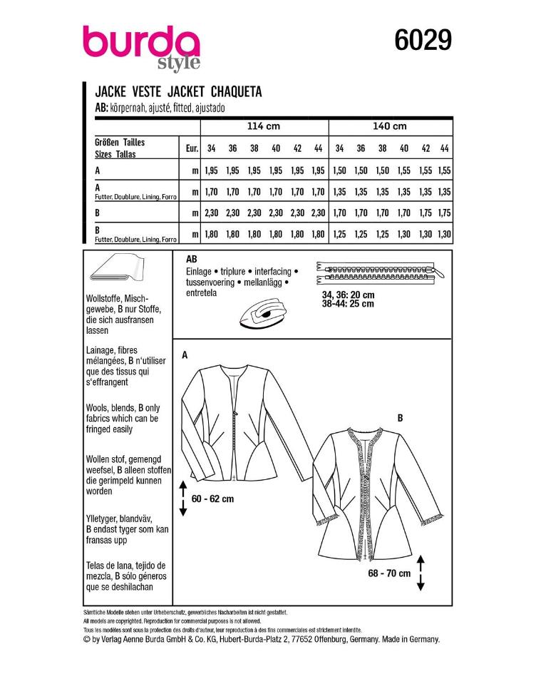 Taillierte Jacke mir Reissverschluss - 0