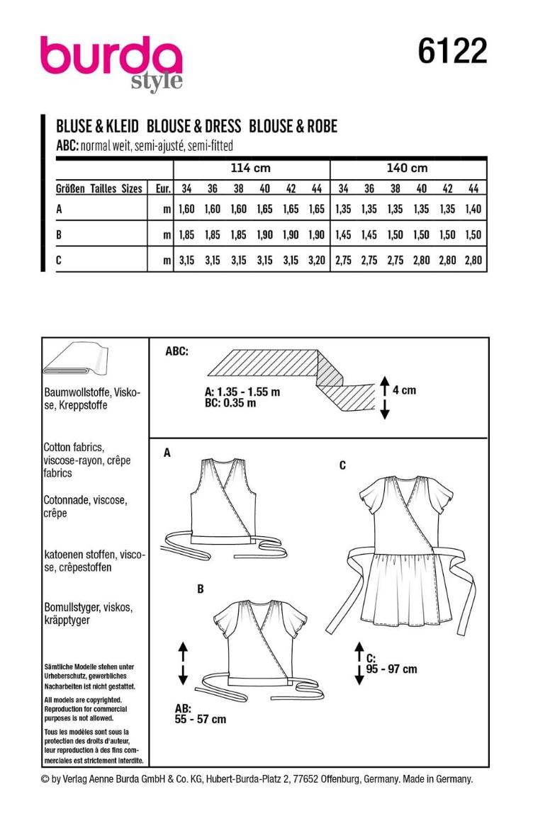 Wickelblusen und Kleid - 0