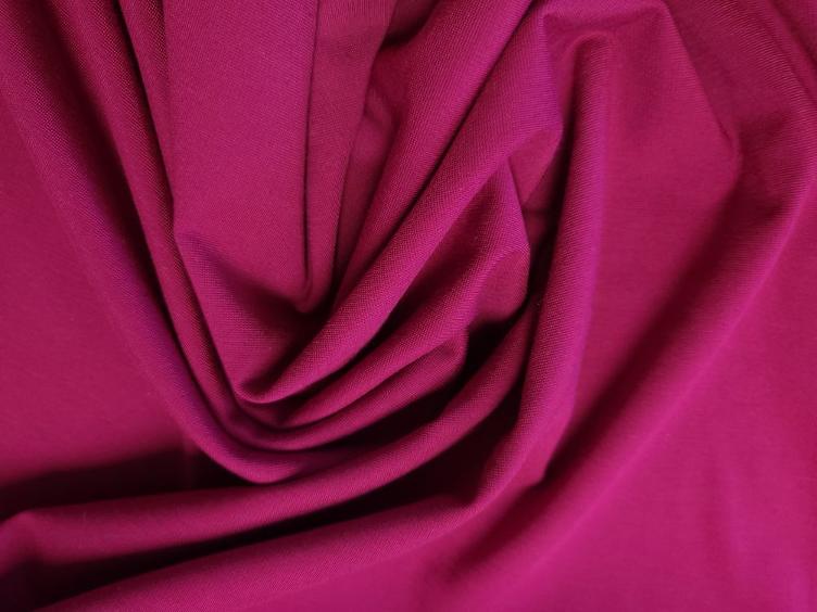 Viskosejersey mittel Fuchsia