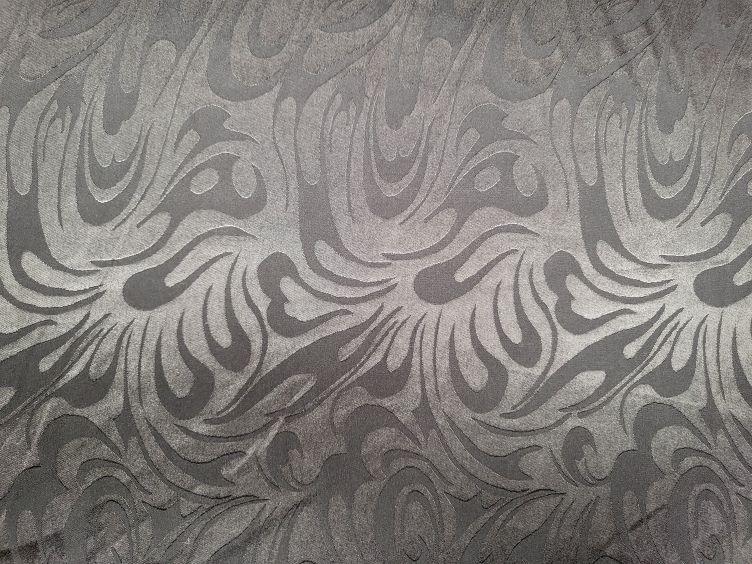 Satin Jacquard schwarz - 0