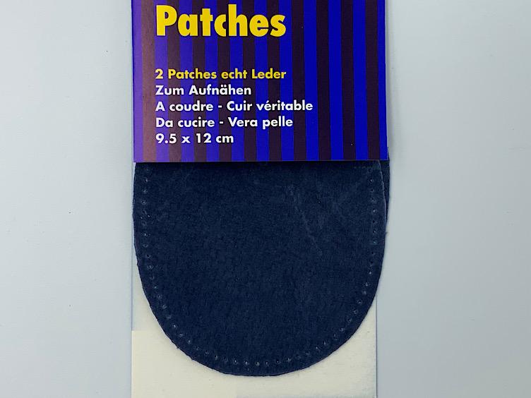 Patches echt Leder zum Aufnähen in verschiedenen Farben - 0