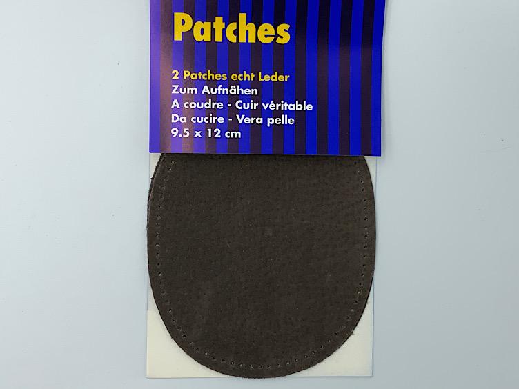 Patches echt Leder zum Aufnähen in verschiedenen Farben - 4