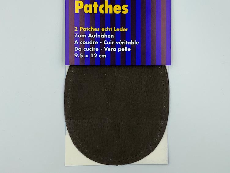 Patches echt Leder zum Aufnähen in verschiedenen Farben - 2