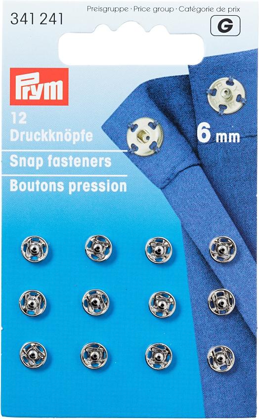 Prym Druckknöpfe zum Annähen 6mm