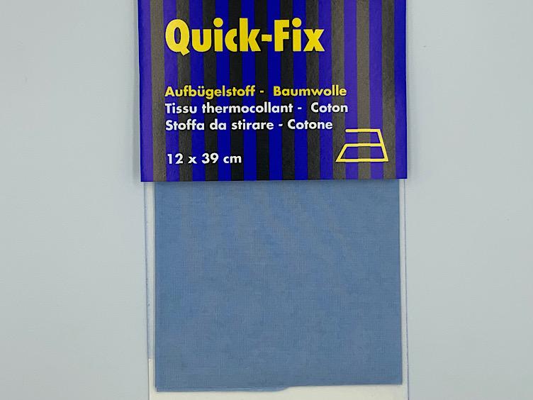 Quick Fix Aufbügelstoff Baumwolle, div. Farben