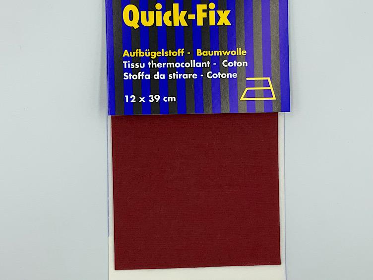 Quick Fix Aufbügelstoff Baumwolle, div. Farben - 2